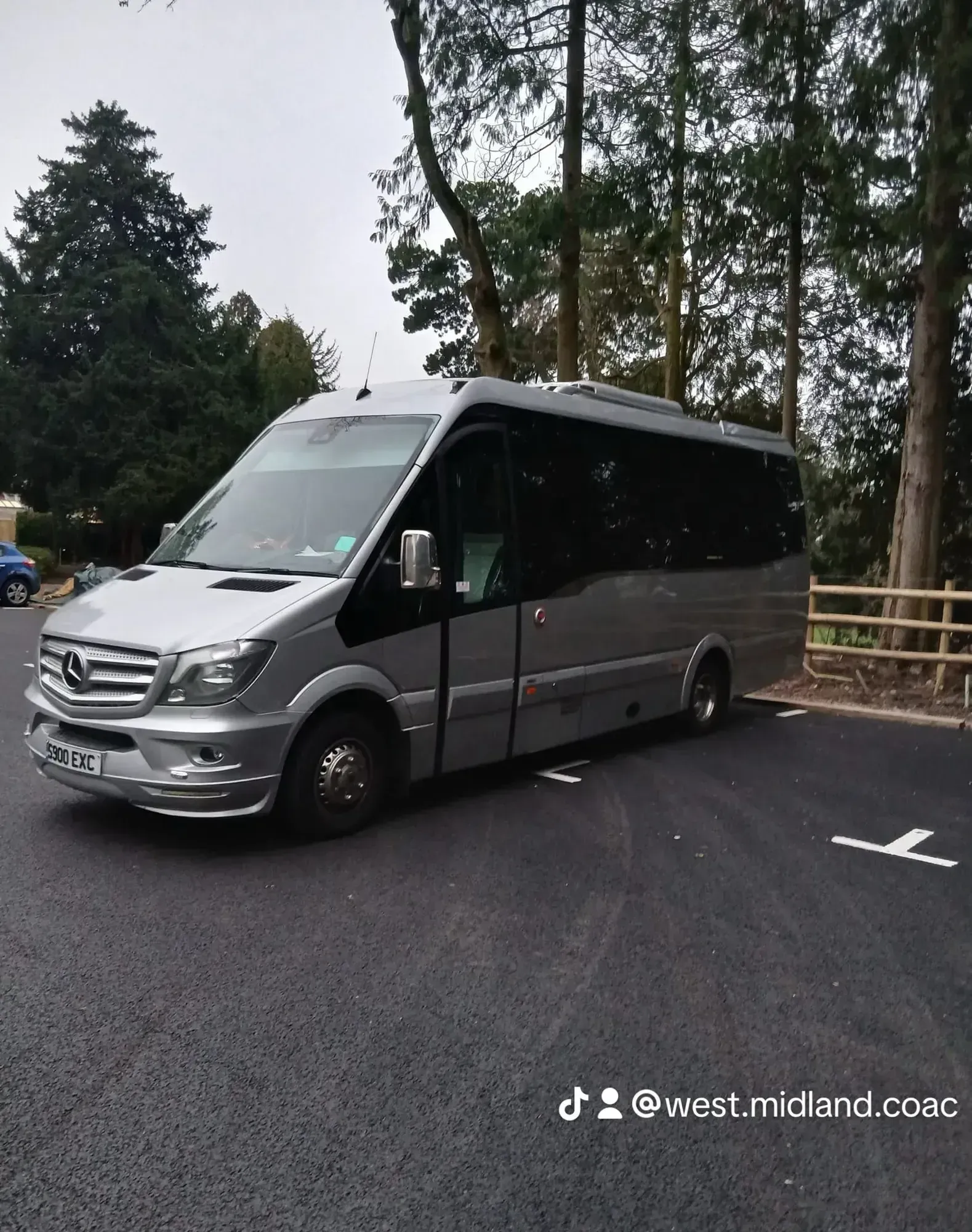 WMC minibus photographed from the front three-quarter view showing registration plate area